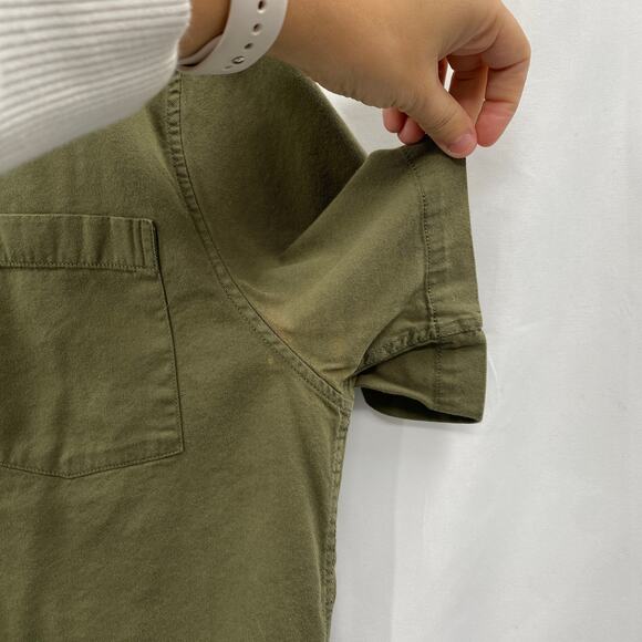 Buck Mason green short sleeve button down - Picture 4 of 6